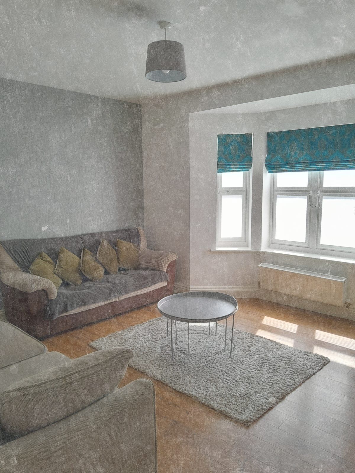 Bright lounge with natural light and comfortable seating